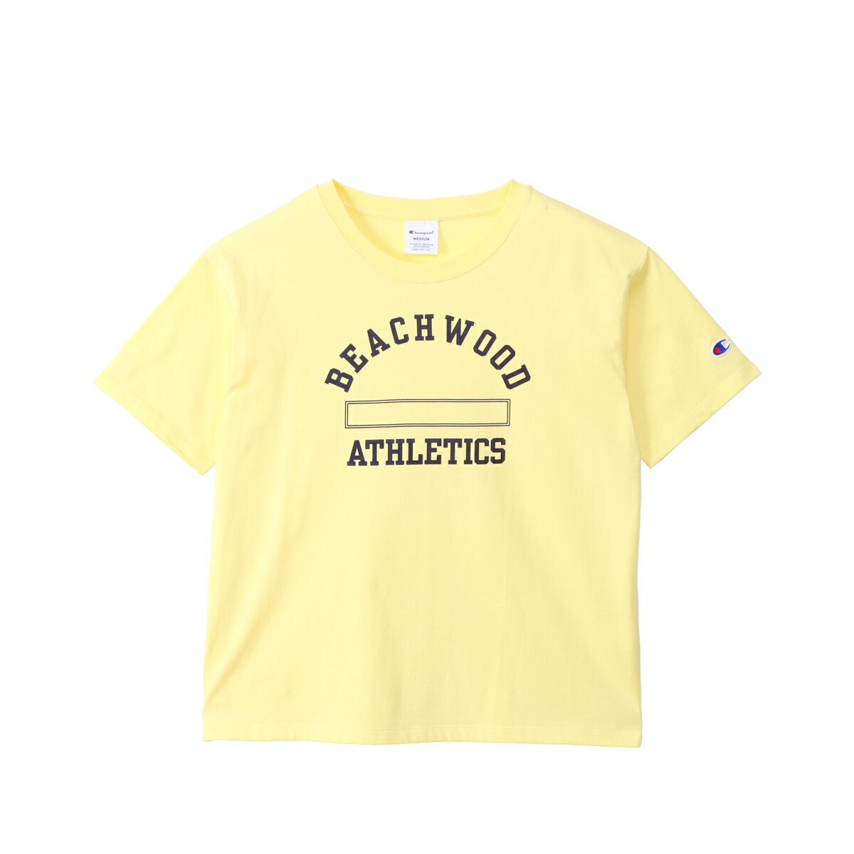 チャンピオン CHAMPION CW-B330 SHORT SLEEVE T-SHIRT ペールイエロー