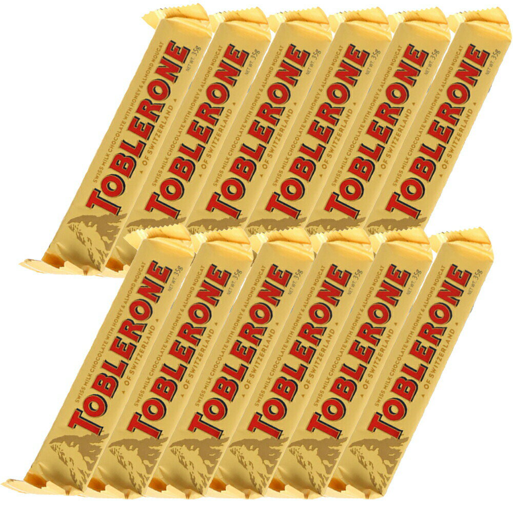 トブラローネ ミルク 35g スイスチョコレート 12本セット 送料込み 輸入チョコレートのサムネイル