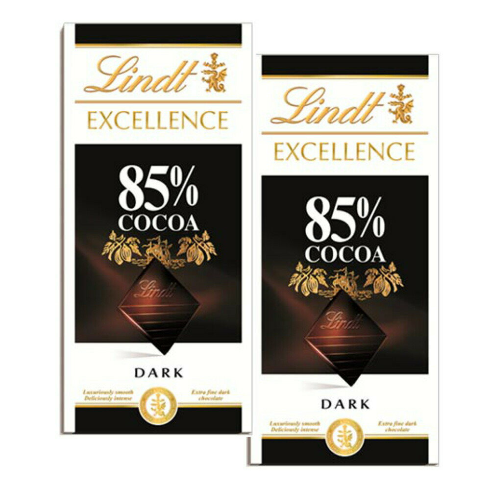 送料無料 リンツ Lindt エクセレンス 85％ カカオ 100g 2点セット チョコ 板チョコ ビターチョコレート