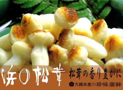 浜の松茸 珍味蒲鉾 10粒入り 10袋セット 送料無料 クール便　おつまみ ザ・広島ブランド かまぼこ 大崎水産 お土産
