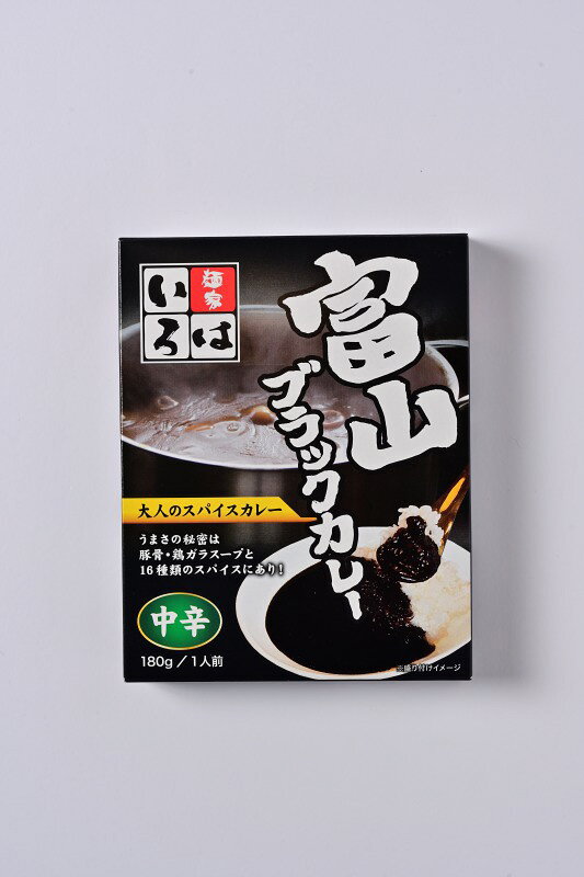 富山ブラックカレー中辛 1人前2箱セット 送料込み 麺家いろはこだわり商品 カレーソース パウチタイプ world-gourmet-10001931 ワールドグルメショップ サンプル画像2