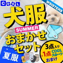 【メール便送料無料】 犬 服 お任せセット おまかせ セット 3＋1点入り おまけ 福袋 夏 COO ...