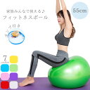 【送料無料】 バランスボール 55cm フィットネスボール ボール ヨガボール フィットネスボール ジムボール トレーニング エクササイズ 腹筋 ダイエット ス...