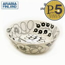 【4/28 日 0時～24時間限定ポイント5倍】 アラビア ボウル ARABIA plate deep 17cm ブラック パラティッシ Black Paratiisi ブラックパラティッシ