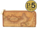 【15日0時〜24h限定ポイント5倍】 プリマクラッセ 長財布 地図柄 W035 6000 ベージュ系(0010 NATURAL) PRIMA CLASSE