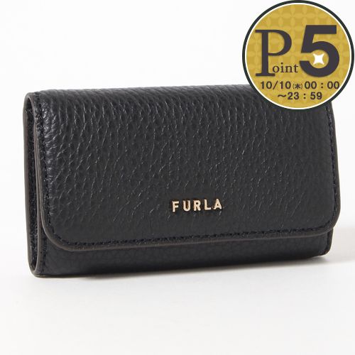 フルラ キーケース 【5/15(水)0時～24時間限定ポイント5倍】 フルラ FURLA キーケース BABYLON RAC5UNO HSF000 ブラック(O6000 NERO)