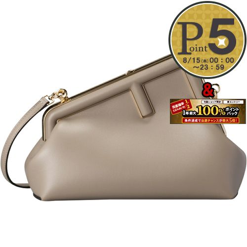 【5/15(水)0時～24時間限定ポイント5倍】【期間限定販売】 フェンディ FENDI クラッチバッグ ショルダーバッグ フェンディファーストスモール 8BP129 ABVE-F0E65 ダブグレー