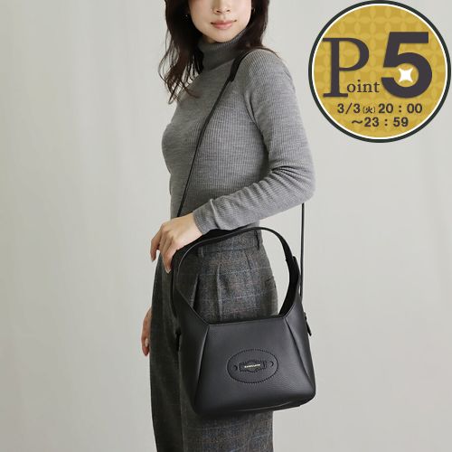 ザネラート☆カシミアブランディーン☆レザーミニリュックバッグ☆ブラック ザネラート☆カシミアブランディーン☆レザーミニリュックバッグ