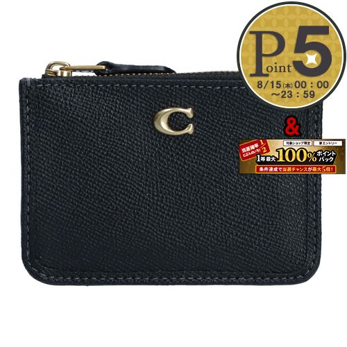 コーチ 定期入れ 【6/1(土)0時～24時間限定ポイント10倍】 コーチ COACH パスケース カードケース CH810 B4BK ミニスキニーIDケース