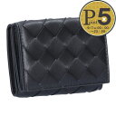 【7日0時~24h限定ポイント5倍】 ボッテガヴェネタ BOTTEGA VENETA 折財布 3つ折り財布 イントレチャート 609285 VCPP2 8803 NERO