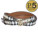 【5日0時〜48h限定ポイント5倍】 【訳あり】【E-1】バーバリー BURBERRY レディース ベルト 8070407/8093838 A1191 VCHE...