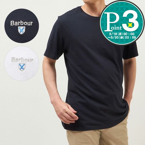 【18日0時〜72h限定ポイント3倍】 バブアー BARBOUR メンズ 半袖Tシャツ クルーネック BARBOUR TARTAN SPORT T SHIRT MTS0670
