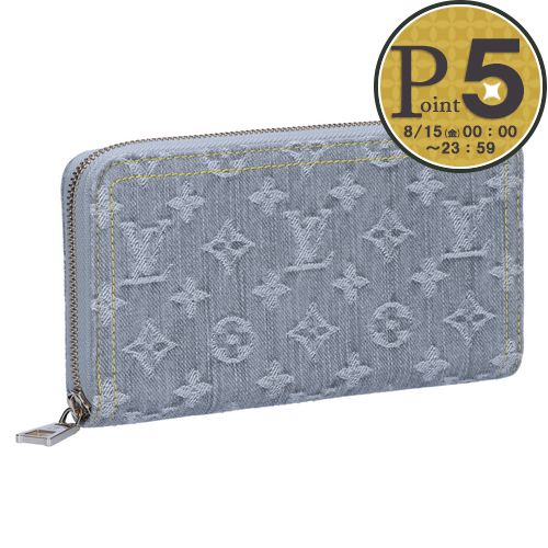 大人気☆Louis Vuitton デニムミニ財布 デニム好きにはたまらない☆】ルイヴィトン 折りたたみ財布