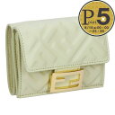 【15日0時〜24h限定ポイント5倍】 フェンディ FENDI 折財布 三つ折り財布 BAGUETTE バゲット 8M0395 AAJD F1AST SAGE ...