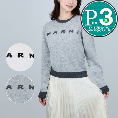 樂天商城 - 【9日20時〜28h限定ポイント5倍】 マルニ MARNI キッズ レディース ニット セーター カシミヤ混セーター MK107AFM00993