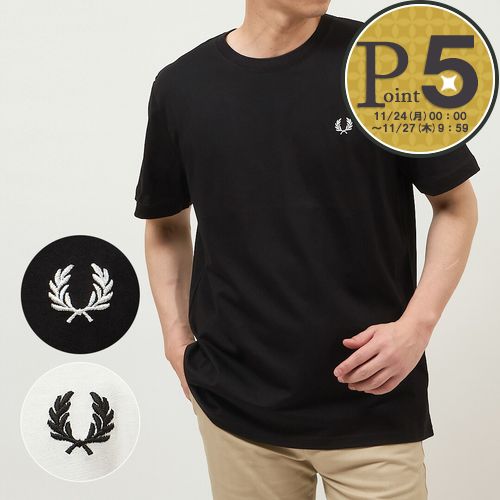 【24日0時〜82h限定ポイント5倍】 【訳あり】【T-14】フレッドペリー FRED PERRY メンズ 半袖 Tシャツ CREW NECK T SHIRT ...