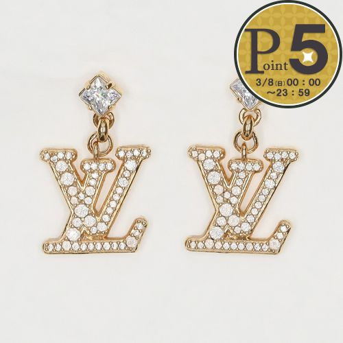 【8日0時〜24h限定ポイント5倍】 ルイヴィトン LOUIS VUITTON ピアス レディ LV ...