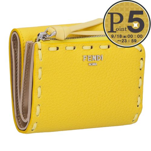 楽天市場】FENDI 財布（カラーイエロー）（バッグ・小物・ブランド雑貨