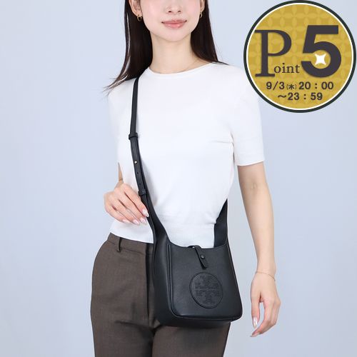 【3日20時〜4h限定ポイント5倍】 トリーバーチ TORY BURCH バッグ ショルダーバッグ クロスボディ ミラー スウィングバッグ 185793 001 BLACK