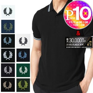 4/28()024ָݥ5ܡ եåɥڥ꡼ FRED PERRY Ⱦµݥ ݥ Twin Tipped Fred Perry Shirt M3600