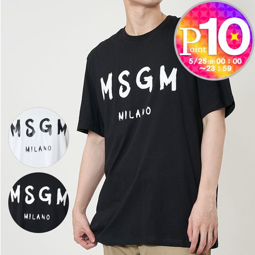 楽天市場】MSGM(柄ロゴ)(Tシャツ・カットソー|トップス 楽天市場】MSGM(柄ロゴ)(Tシャツ・カットソー|トップス