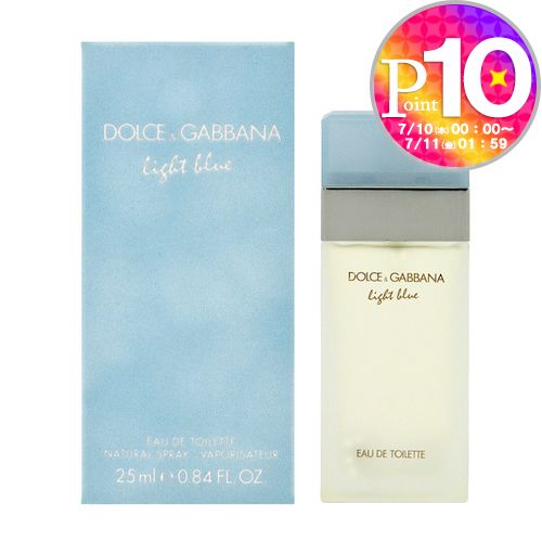 【5/9(木)20時～28時間限定ポイント5倍】 ドルチェ&ガッバーナ 香水 ライトブルー DOLCE&GABBANA light blue EDT 25ml 【宅急便】 【お取り寄せ】