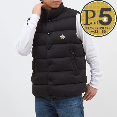 【20日20時〜4h限定ポイント5倍】【期間限定価格】 モンクレール MONCLER メンズ ダウンベスト ジレ TI..