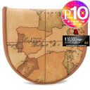 【8/1(金)0時〜24h限定ポイント10倍】 プリマクラッセ 財布 コインケース 小銭入れ 地図柄 W301 6000 NATURAL ベージュ系(6000 ...