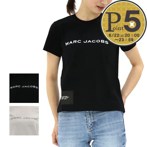 【6/4(火)20時～28時間限定ポイント5倍】 マークジェイコブス Tシャツ THE T-SHIRT C631C07PF21 MARC JACOBS 【ゆうパケ可】
