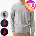 【4/30(火)20時～28時間限定ポイント10倍】 ポロ ラルフローレン 長袖Tシャツ メンズ POLO RALPH LAUREN ボーイズライン 323843804 【ゆうパケ可】