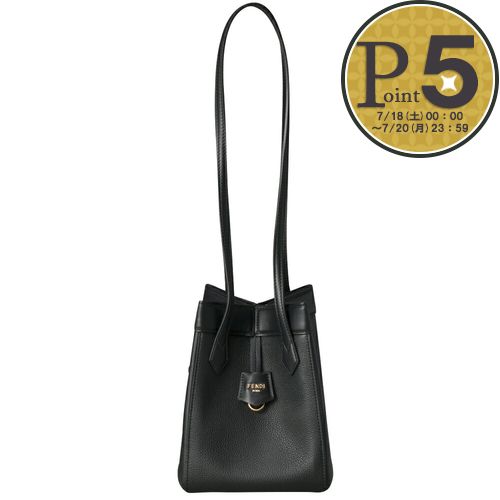  フェンディ FENDI ショルダーバッグ Fendi Origami ミニ 8BS083 APZA-F0KUR ブラック 
