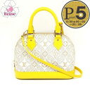【期間限定価格】 【リユース品】 ルイヴィトン LOUIS VUITTON バッグ 2WAYバッグ アルマBB M59476 エクリュ×イエロー/ゴールド金具 ...