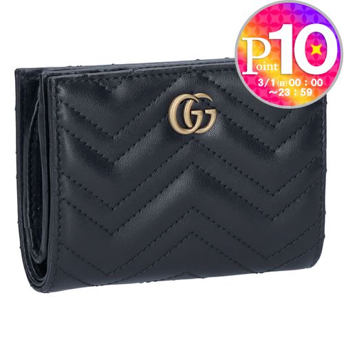 楽天市場】gucci 財布 ggマーモント（形状（財布）二つ折り財布）の通販