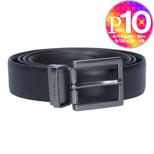 【19日20時〜28h限定ポイント10倍】 カルバンクライン CALVIN KLEIN ベルト リバーシブルベルト 11CK010023 BLACK BROWN