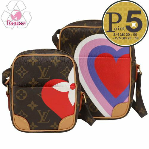 【4日20時～28h限定ポイント5倍】 【リユース品】 ルイヴィトン LOUIS VUITTON バッグ ショルダーバッグ ゲームオン パナムSET M57450 ブラウン 【お取り寄せ】