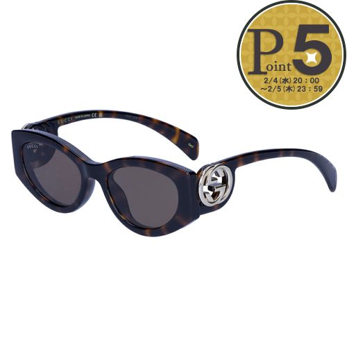 【4日20時〜28h限定ポイント5倍】 グッチ GUCCI メンズ レディース サングラス GG1691S 002 HAVANA HAVANA BROWN