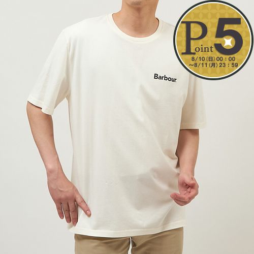 Tシャツ・カットソー BARBOUR Men T-shirt White MTS1334 WH13 Barbour | Mens Regular Fit Sport T-Shirt | Regular Fit T