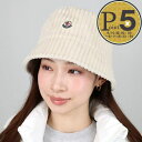 【10日0時~48h限定ポイント5倍】 モンクレール MONCLER 帽子 ハット バケットハット 3B000 65 89AOK 20N コーデュロイ