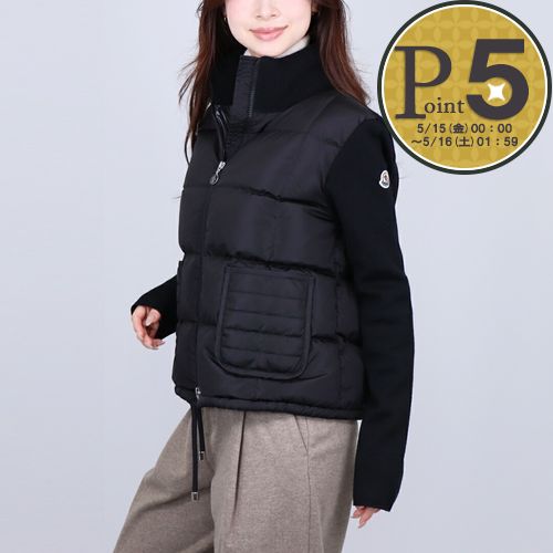 樂天商城 - 【15日0時〜26h限定ポイント5倍】 モンクレール MONCLER レディース ダウンジャケット カーディガン 9B000 03 M1131 999 BLACK