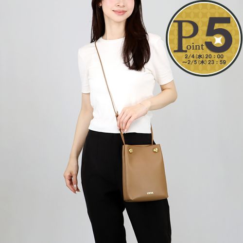 【4日20時～28h限定ポイント5倍】 ロエベ LOEWE ショルダーバッグ PEBBLE POUCH CANBSPPX01 【お取り寄せ】