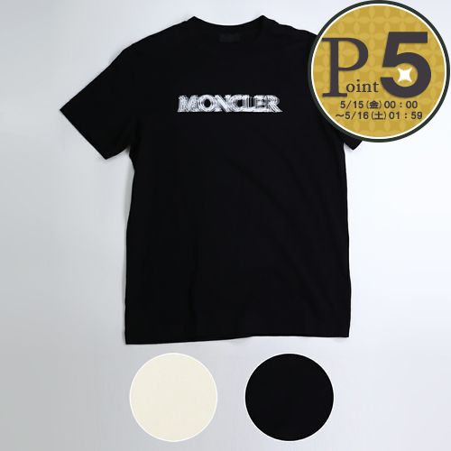 樂天商城 - 【15日0時〜26h限定ポイント5倍】【期間限定価格】 モンクレール MONCLER メンズ 半袖 Tシャツ 8C00005 89A17 クルーネック ロゴ