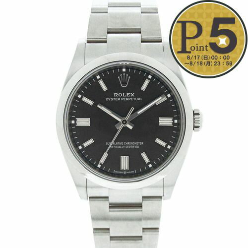 【17日0時～48h限定ポイント5倍】 ロレックス ROLEX 腕時計 メンズウォッチ オイスターパーペチュアル36 126000 ブラック 【お取り寄せ】