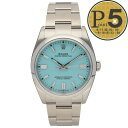 【17日0時~48h限定ポイント5倍】 ロレックス ROLEX 腕時計 メンズウォッチ オイスターパーペチュアル36 126000 ブルー 【お取り寄せ】