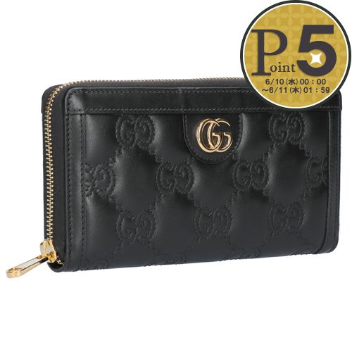 【10日0時〜26h限定ポイント5倍】 グッチ GUCCI 長財布 GG MATELASSE GG マトラッセ 723784 UM8IG 1000 【お取り寄せ】