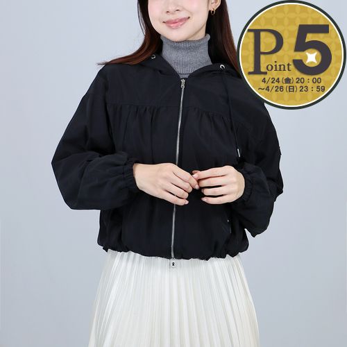 【24日20時〜52h限定ポイント5倍】 タトラス TATRAS レディース フード ブルゾン ジャケット TELEKIA テレキア LJXA00910 33588 BLACK