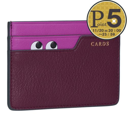 【20日20時〜4h限定ポイント5倍】 アニヤハインドマーチ ANYA HINDMARCH カードケース PEEPING EYES OR..