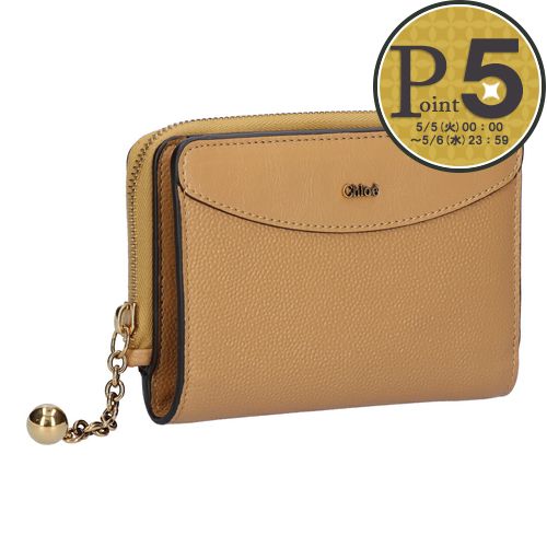 クロエ CHLOE 折財布 二つ折り財布 CHLOE SPHERE クロエスフィア CH25AP981P88 268 BISCOTTI BEIGE 【お取り寄せ】