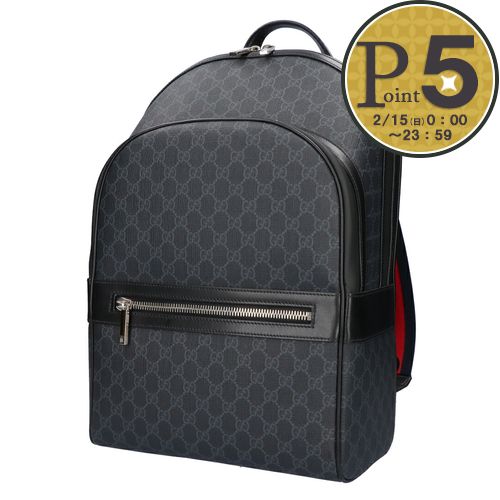 【15日0時〜24h限定ポイント5倍】 グッチ GUCCI リュックサック バックパック GGスプリーム 792123 FADJN 1044 【お取り寄せ】