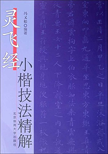 霊飛経　小楷技法精解　中国語書道