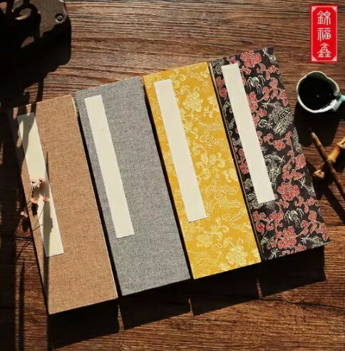 折本（屏風折）　9 x 28cm　10 x 30cm　12 x 32cm　生宣　手作り宣紙　写経　印譜　御朱印帳